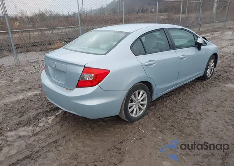 2012 Honda Civic Ex from USA, damaged, VIN 19XFB2F86CE063144
